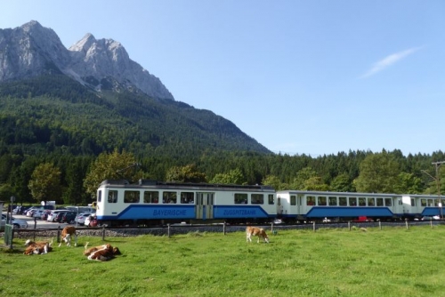 Cogwheel train valley section